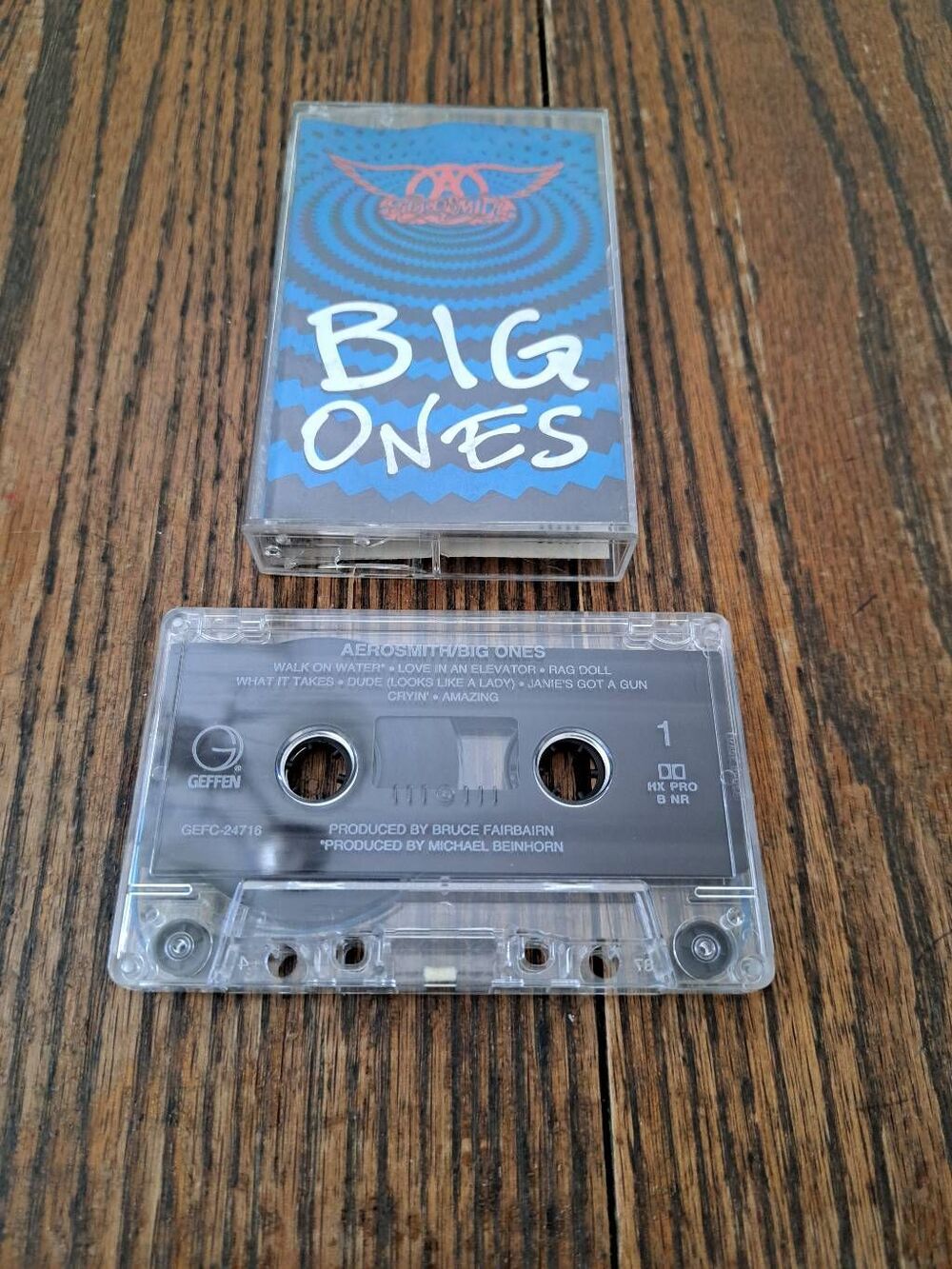 Vintage 1994 Aerosmith Big Ones Music Cassette Tape